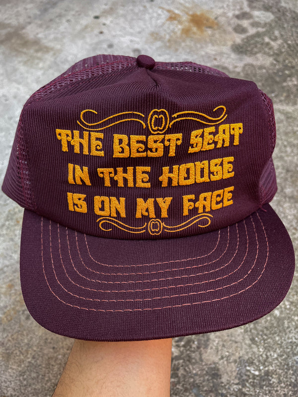 1980s “The Best Seat in the House…” Trucker Hat