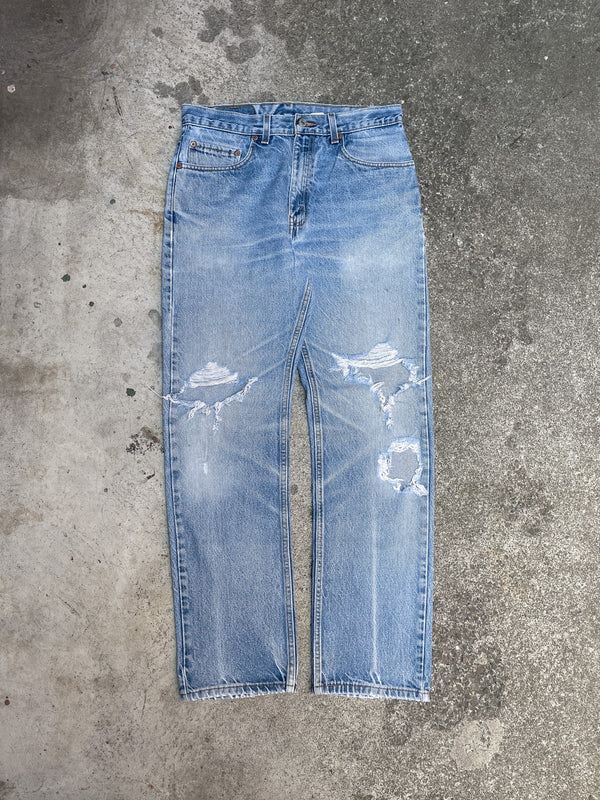 Vintage Levis Distressed Faded Blue 505 (31X30)