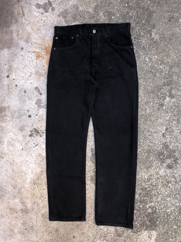 1990s Levis Black Overdye 501 (30X29)