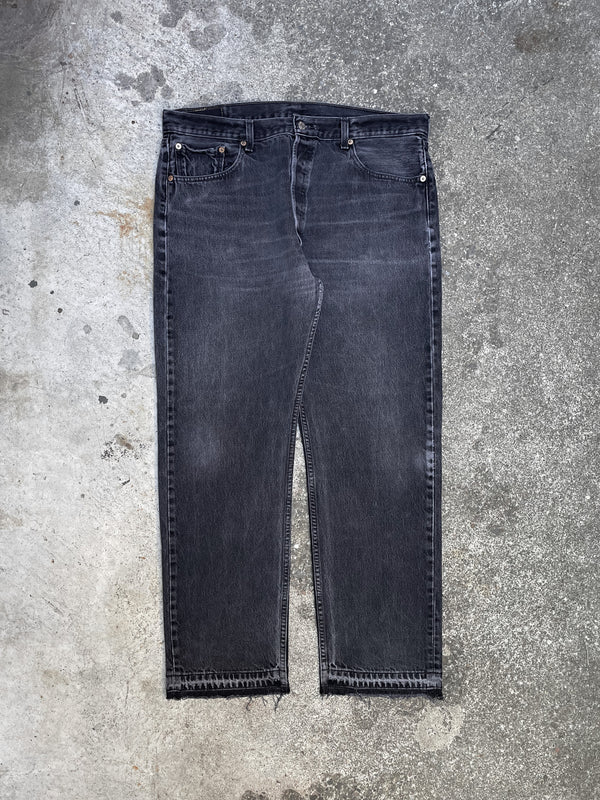 Vintage Levi’s Faded Black 501 Released Hem (36X29)