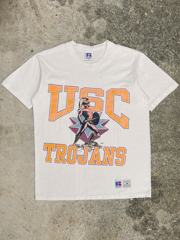 1990s Russell “USC Trojans” Single Stitched Tee (M)