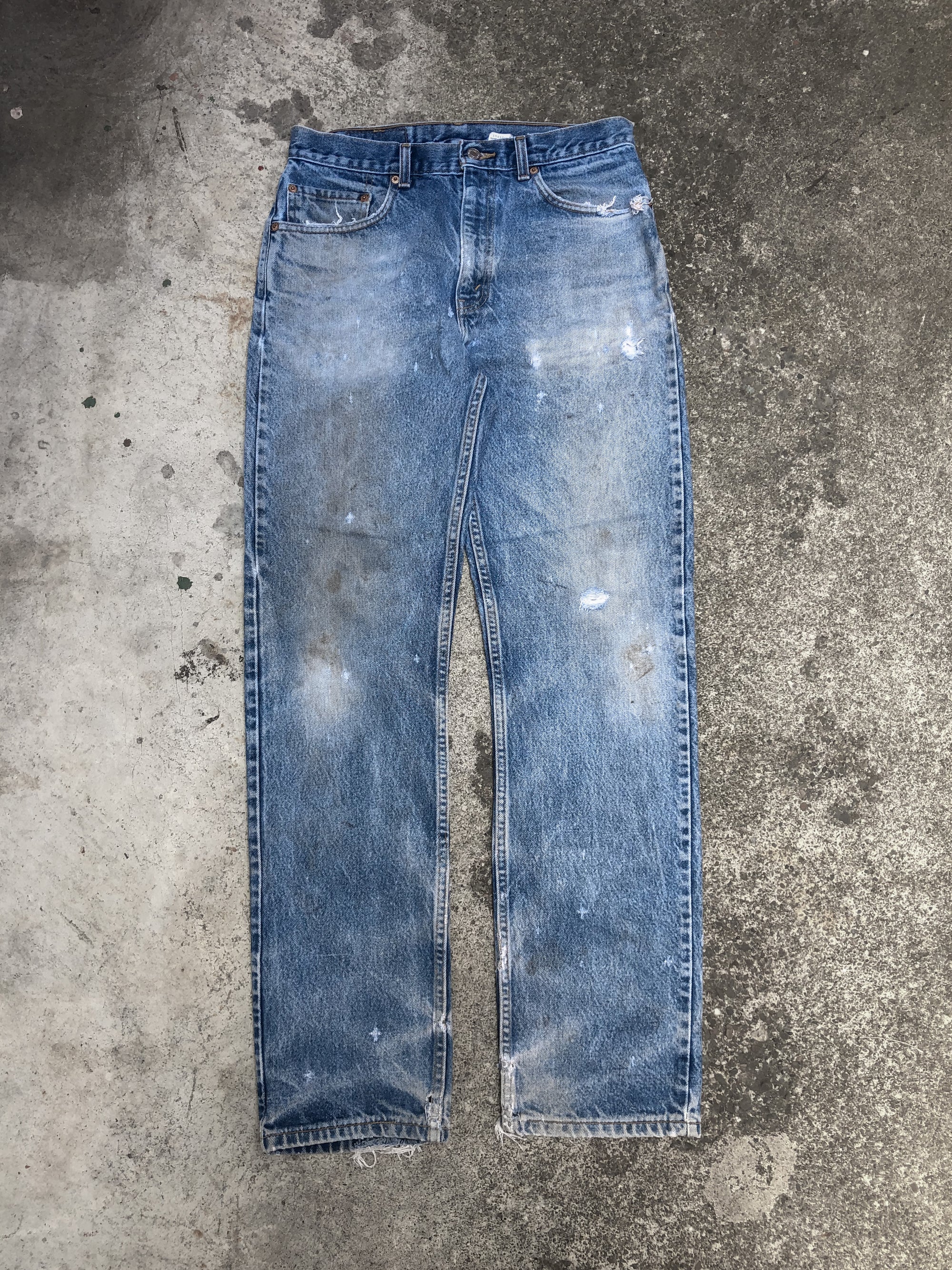 1990s Levis Worn In Blue 505 (31X32)