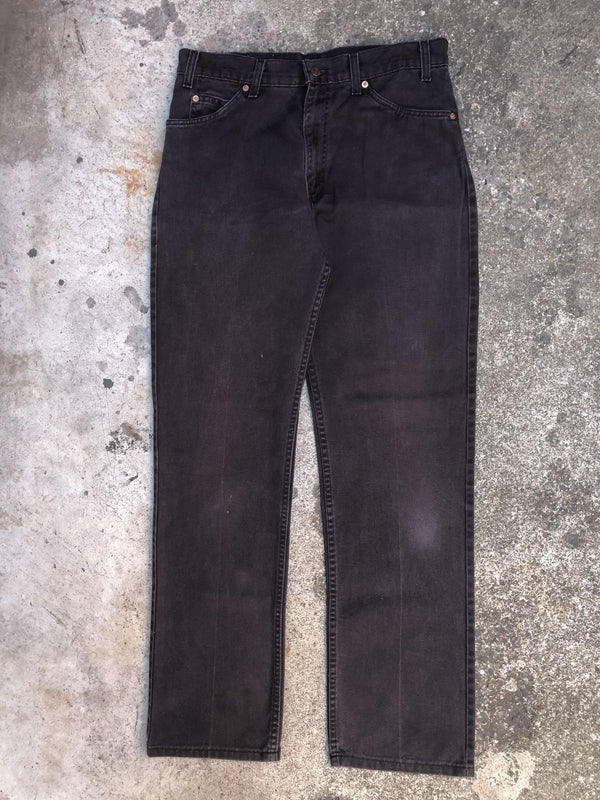 1990s Black Tab Levis Faded Dark Brown 517 (32X32)