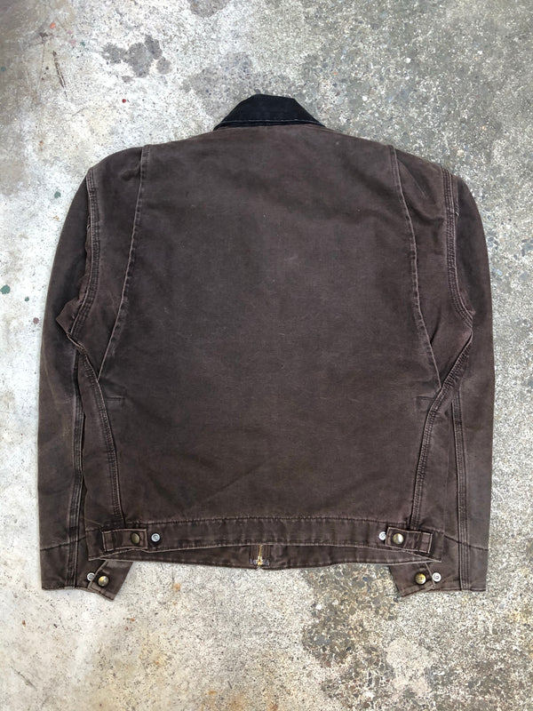 1990s Carhartt Chocolate Brown Lined Work Jacket