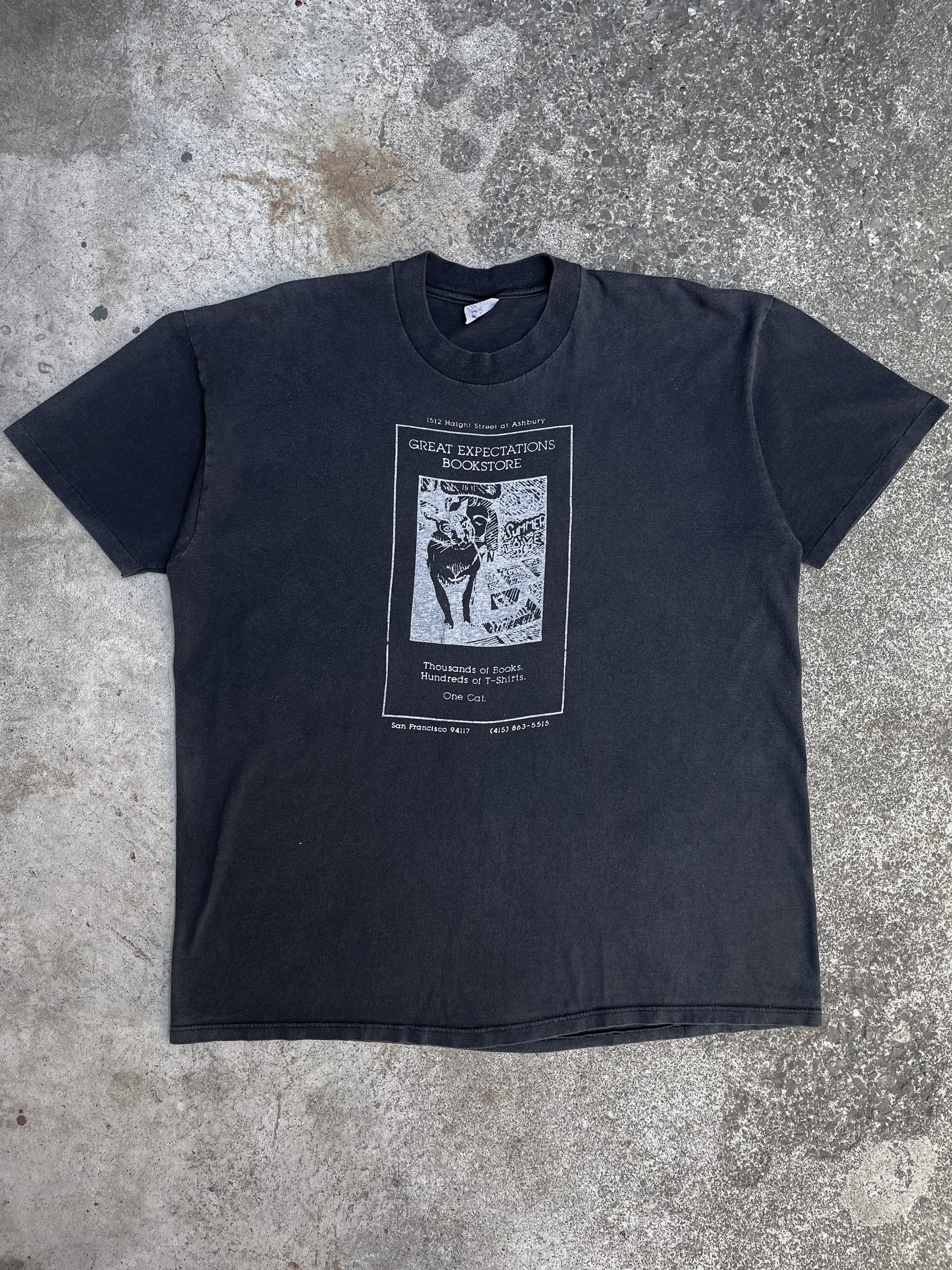 1980s “Great Expectations Bookstore” Single Stitched Tee