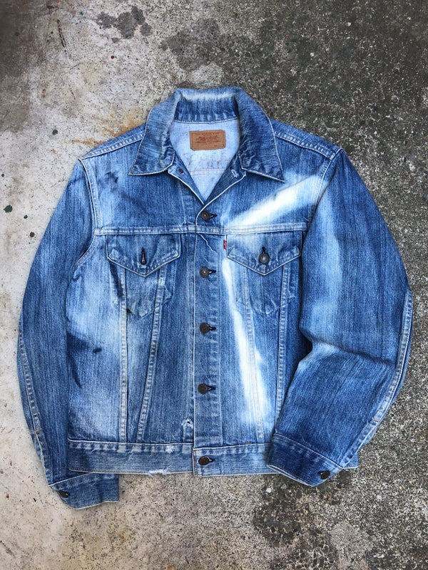 1970s Levis Sun Bleached Blue Denim Jacket