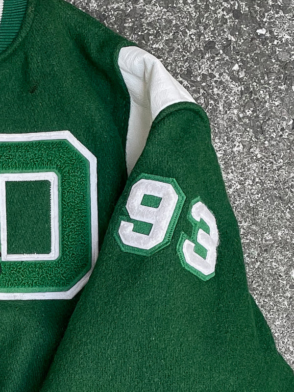 1990s Green “Dublin” Varsity Letterman Jacket