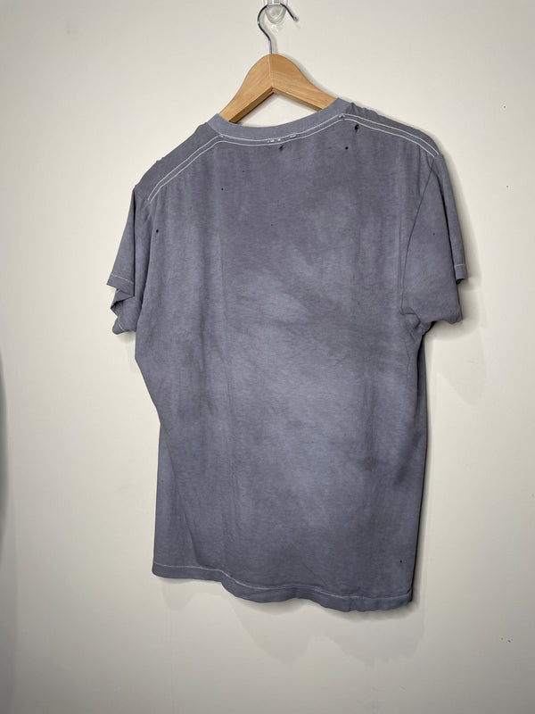 1980s Faded Dyed Grey Single Stitched Tee