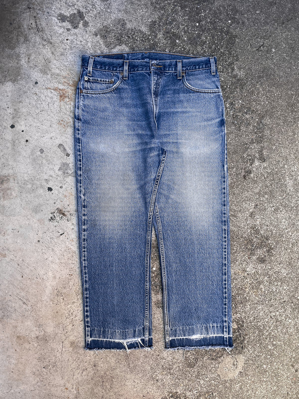 Vintage Levi’s Worn In Blue 505 Released Hem (34X26)