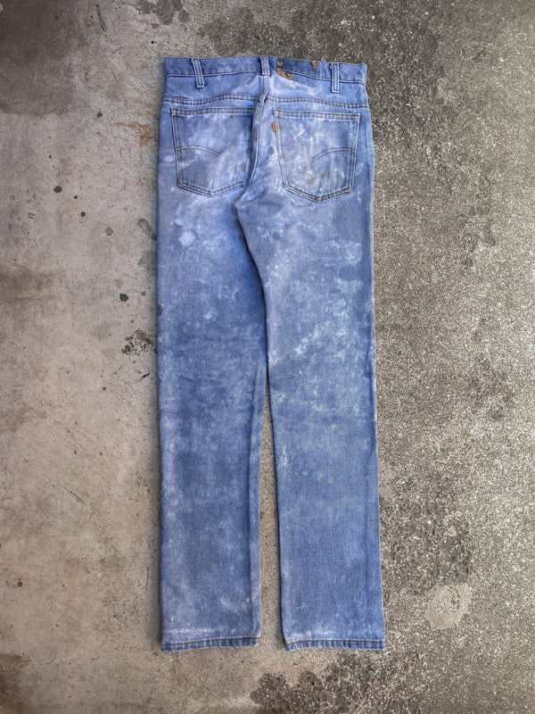 1970s Orange Tab Levi’s Sun Bleached Blue 509 (30X32)