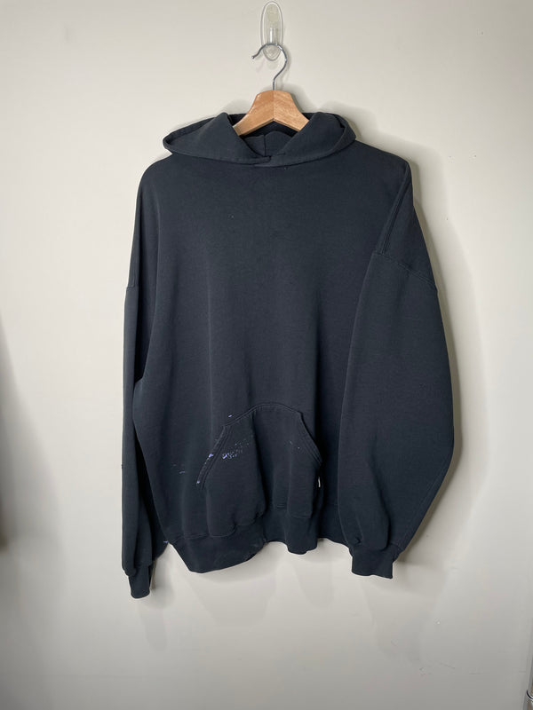 1990s Russell Black Blank Hoodie (XL/XXL)