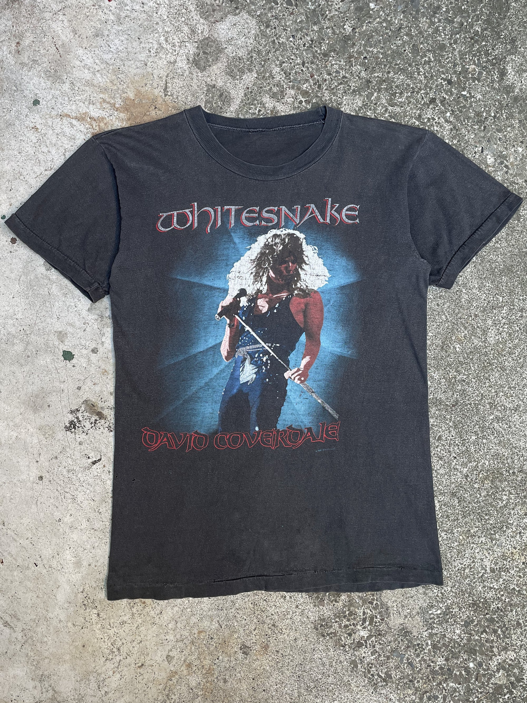 1987 Whitesnake “David Coverdale” Single Stitched Tour Tee