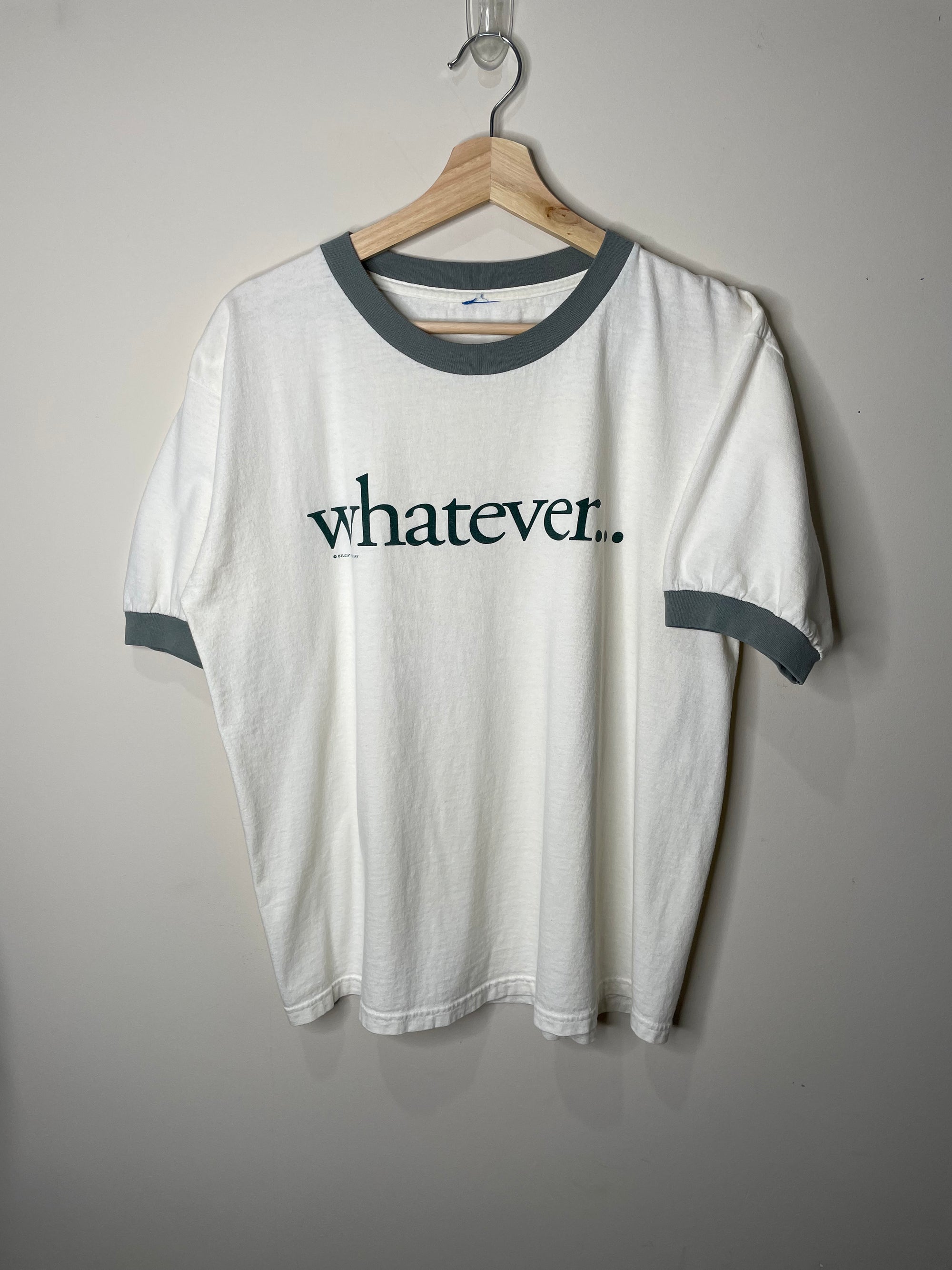 1990s “Whatever…” Ringer Tee (M)