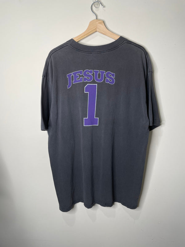 1990s “Jesus” Faded Single Stitched Tee (XL)