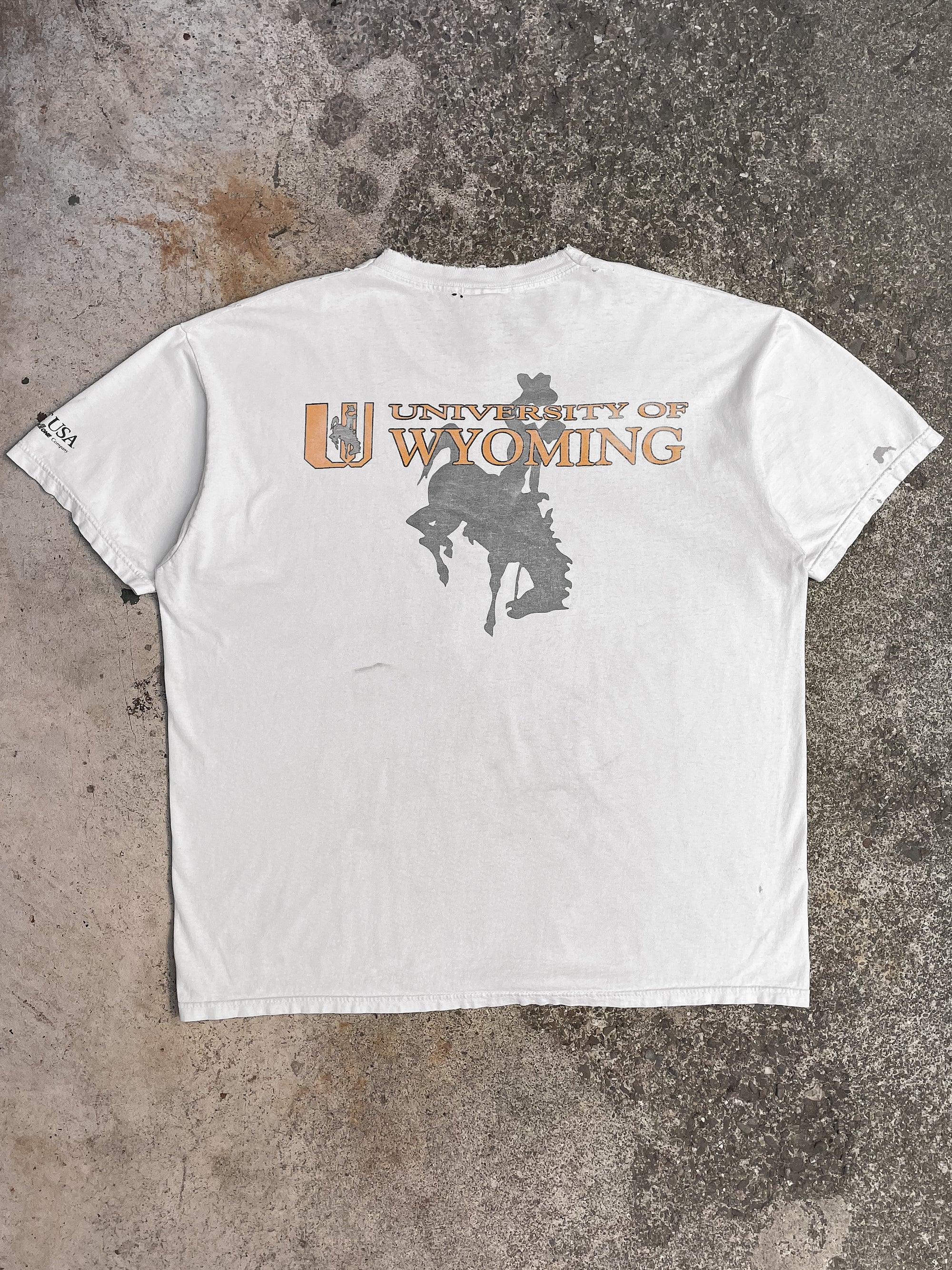 1990s “University of Wyoming” Distressed Tee