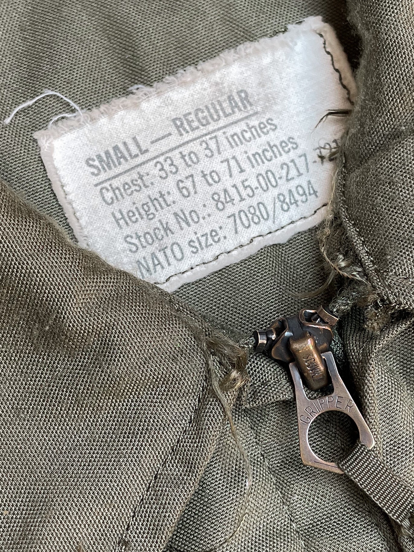 1970s Faded US Military Tanker Jacket