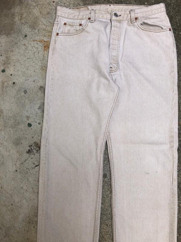 1990s Levis 501 Cream (34X30)