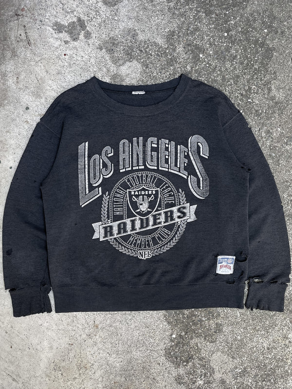 1990s “Los Angeles Raiders” Thrashed Sweatshirt