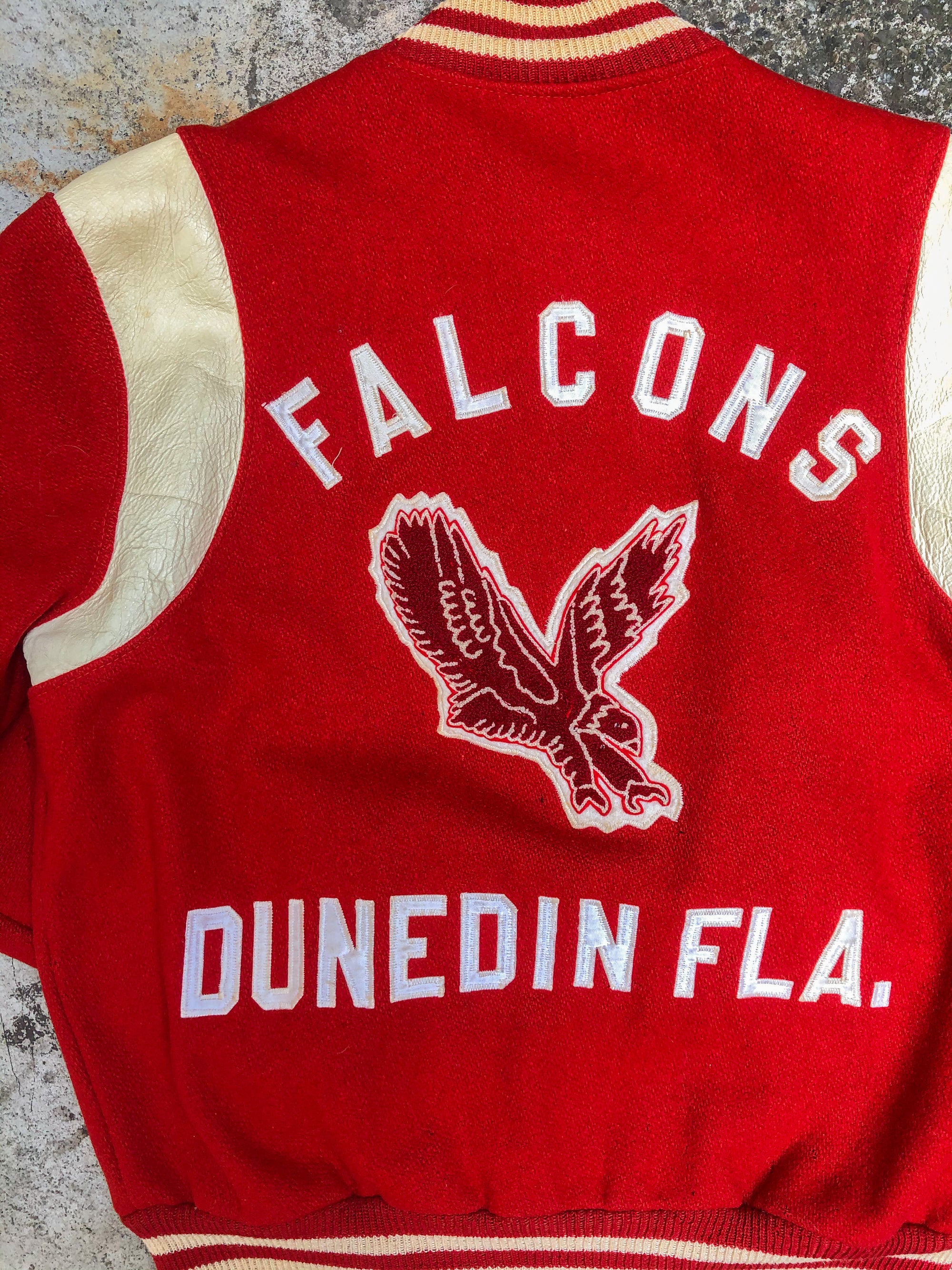 1970s Chain Stitch “Dunedin Falcons” Varsity Jacket