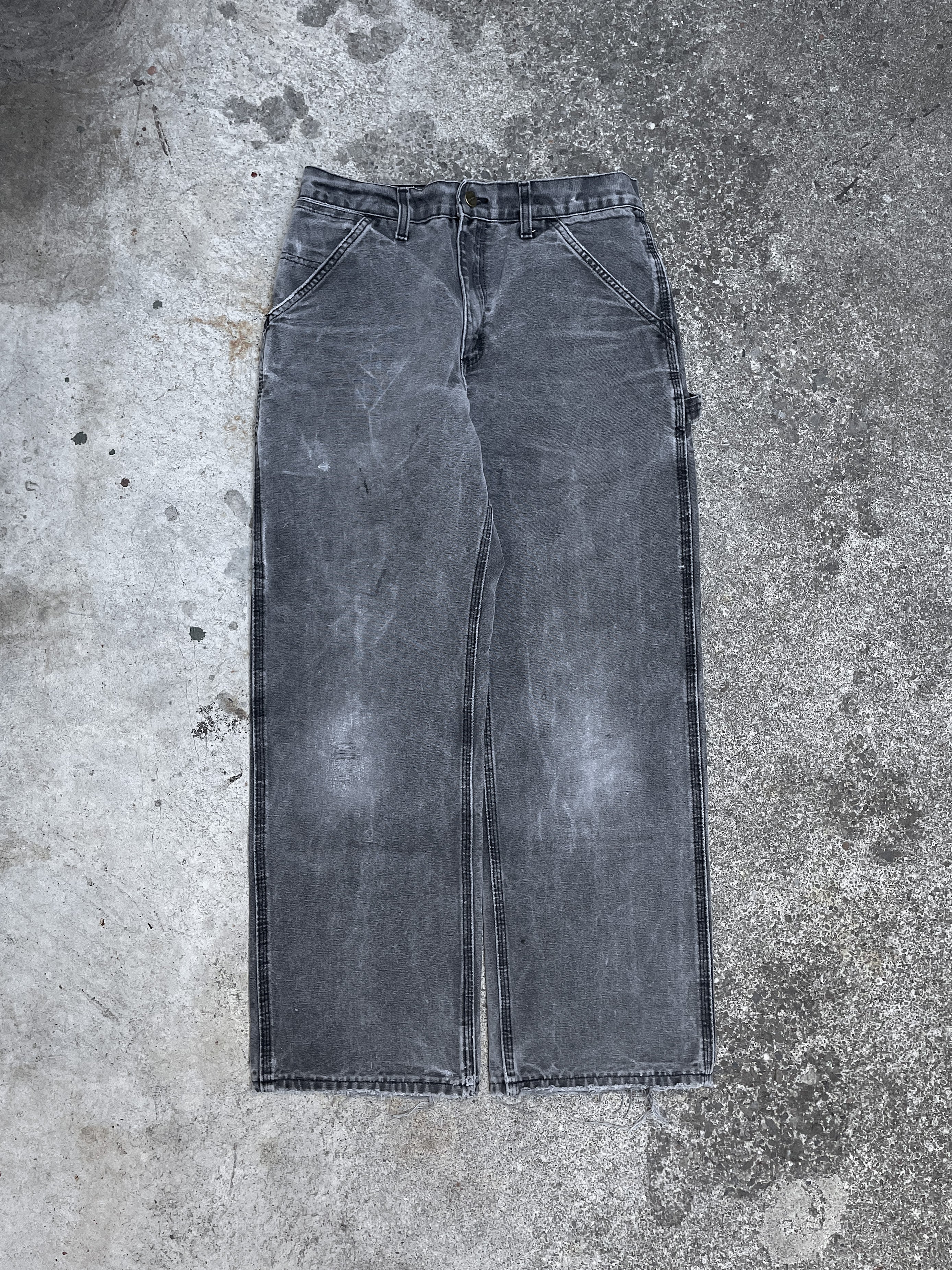 Carhartt B12 Faded Onyx Single Knee Work Pants (28X27) – DAMAGED