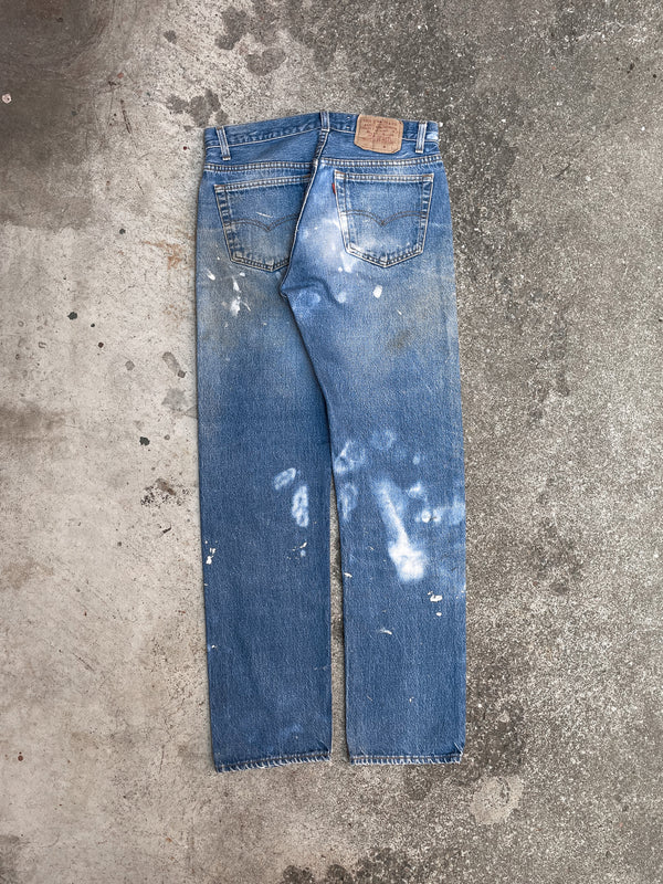 1990s Levi’s Painted Faded Blue 501 (30X31)