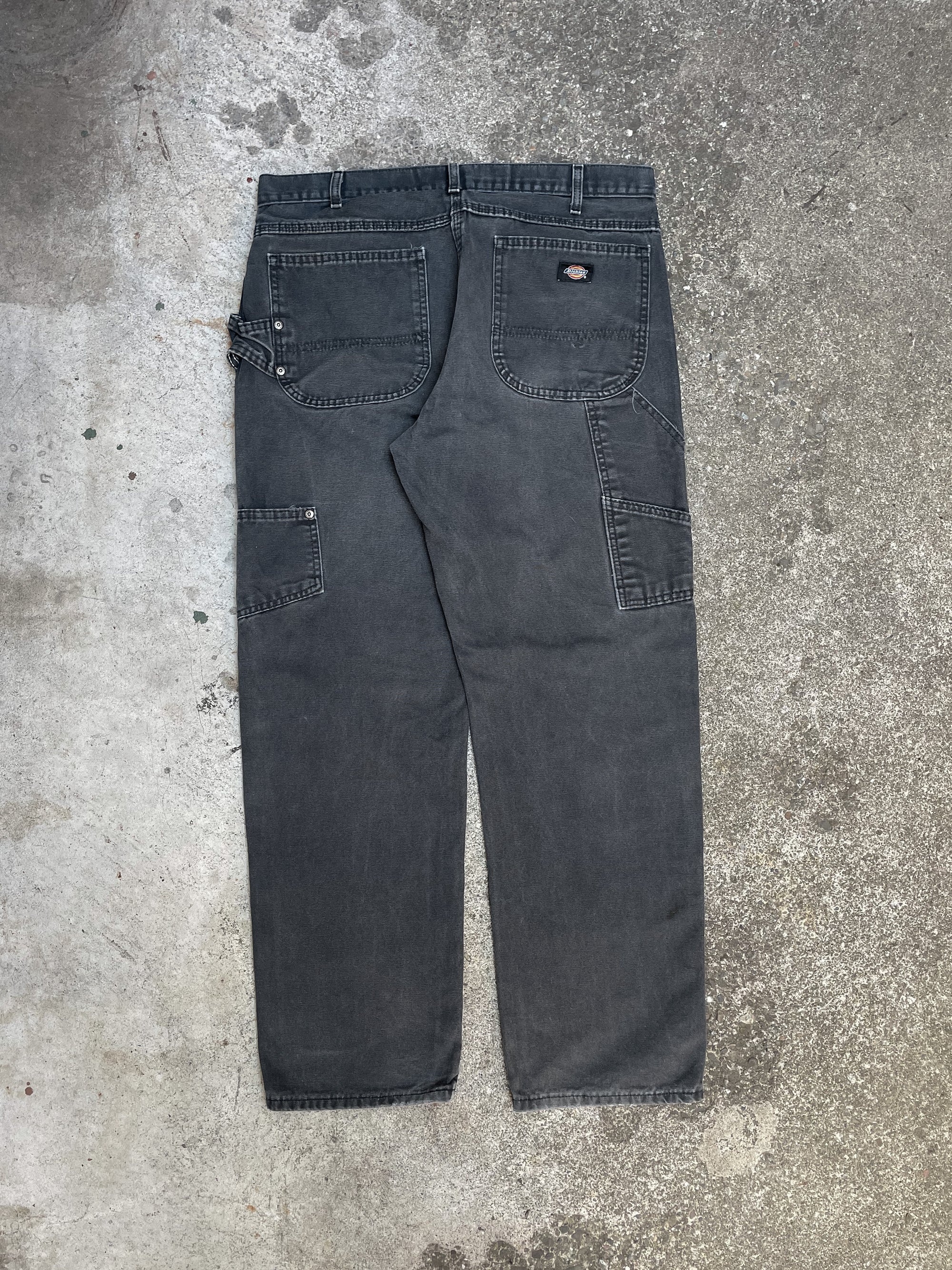 Dickies Faded Blue Black Work Pants (34X30)