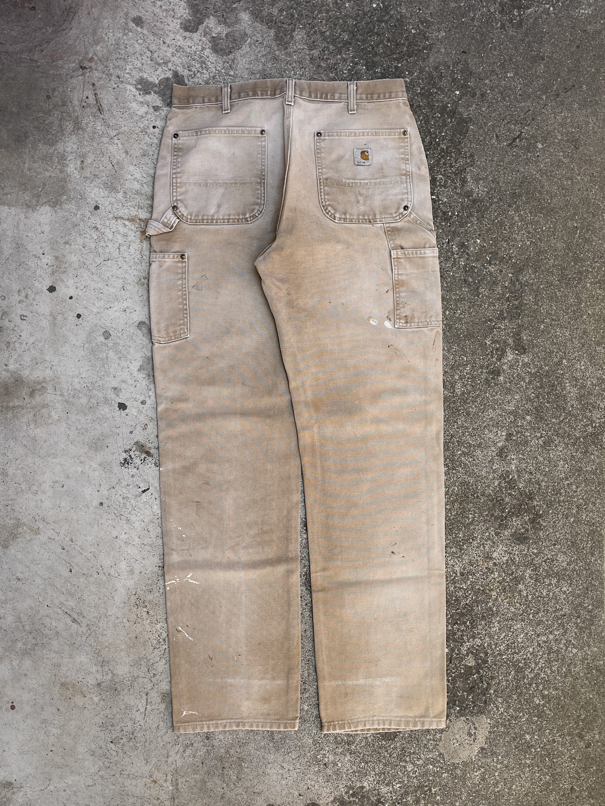 Carhartt B01 Tan Double Knee Work Pants (32X34)