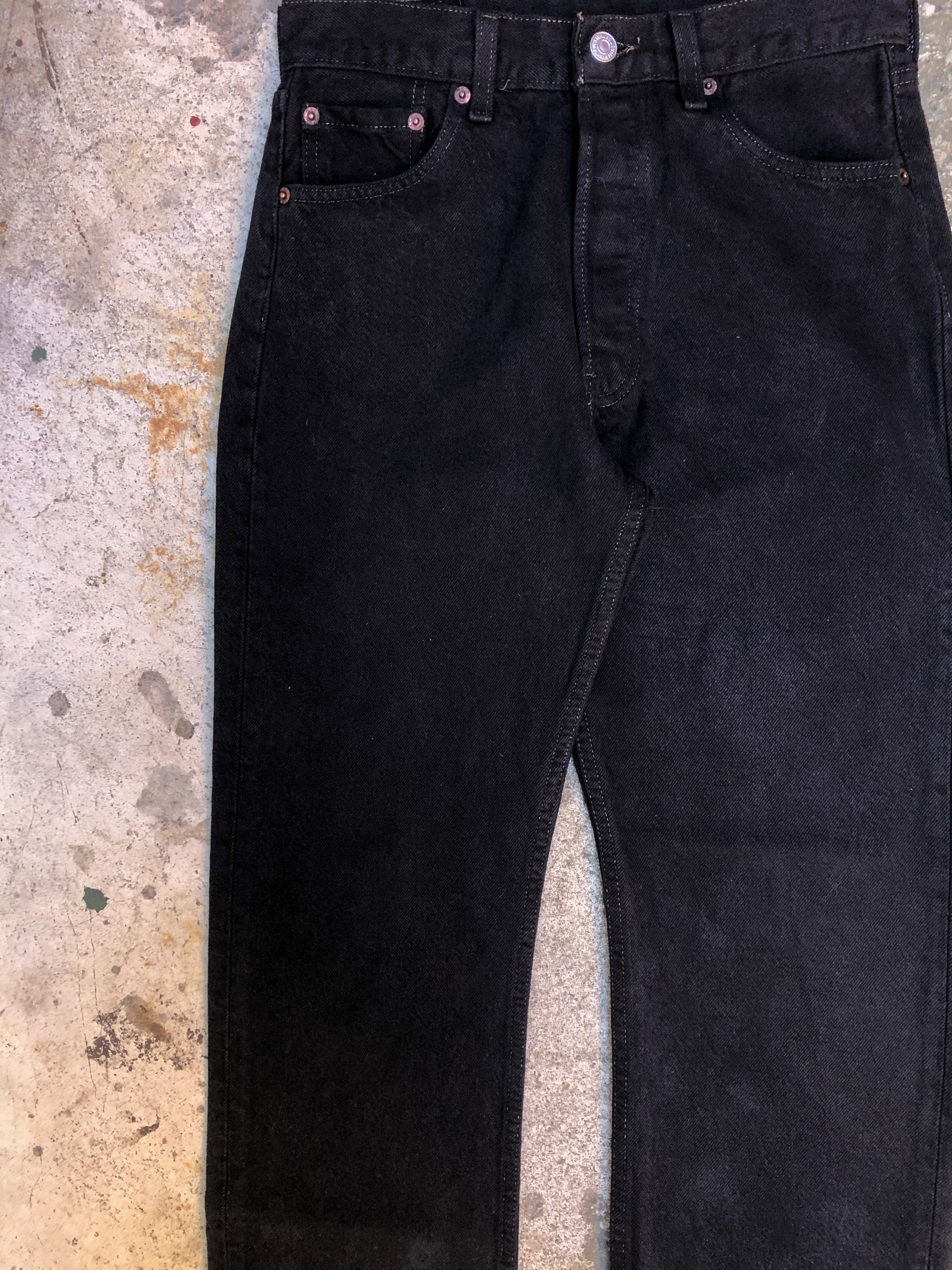 1990s Levis Black Overdye 501 (28X29)