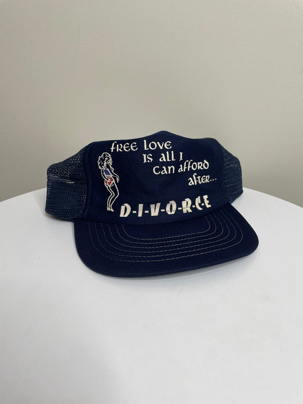 1980s “Free Love Is All I Can Afford…” Trucker Hat