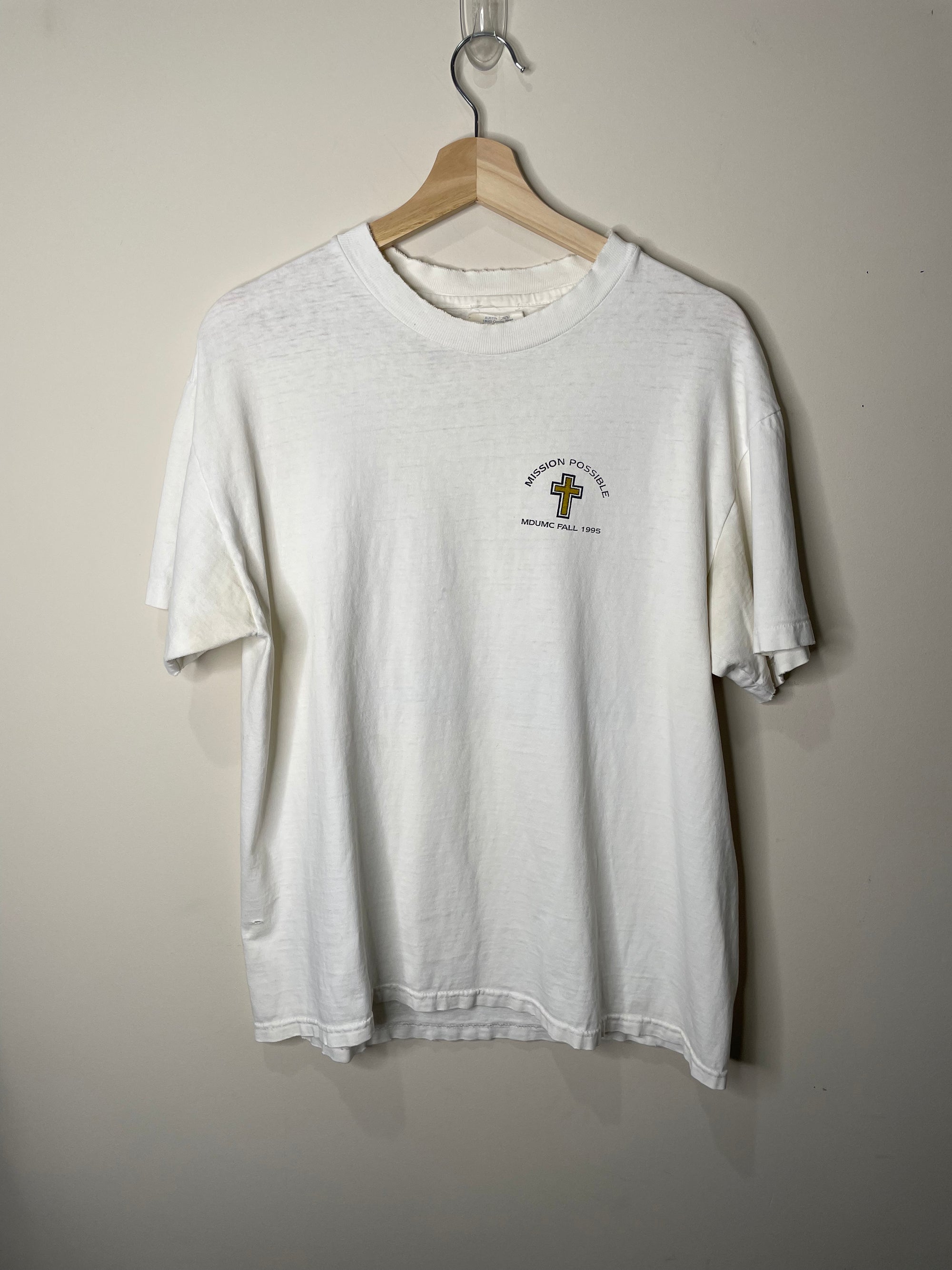 1990s “We’re on a Mission from God” Single Stitched Tee (M)