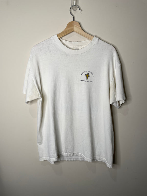 1990s “We’re on a Mission from God” Single Stitched Tee (M)