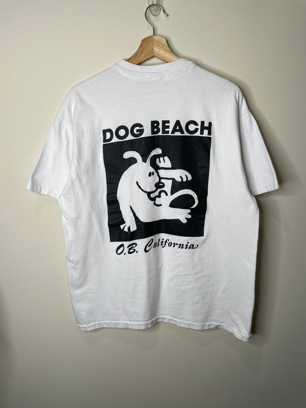 1990s “Dog Beach” Single Stitched Tee (L)