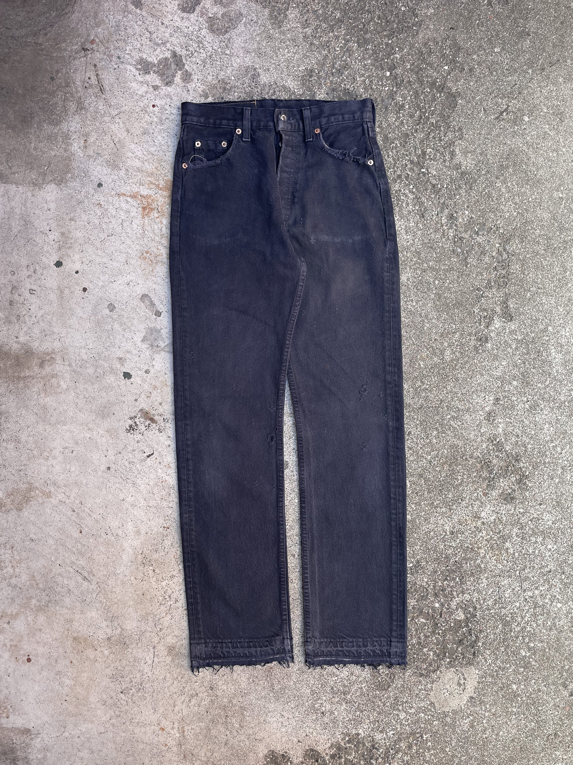 1990s Levi’s Faded Midnight 501 Released Hem (27X31)