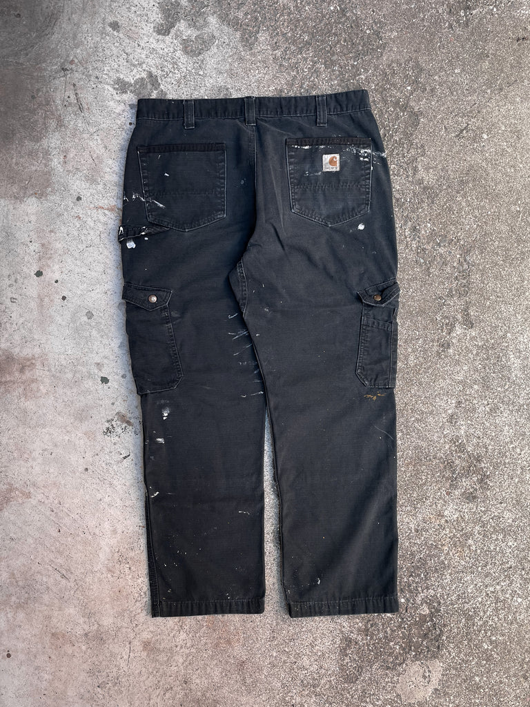 Carhartt B01 Black Double Front Knee Work Pants (35X30) – DAMAGED