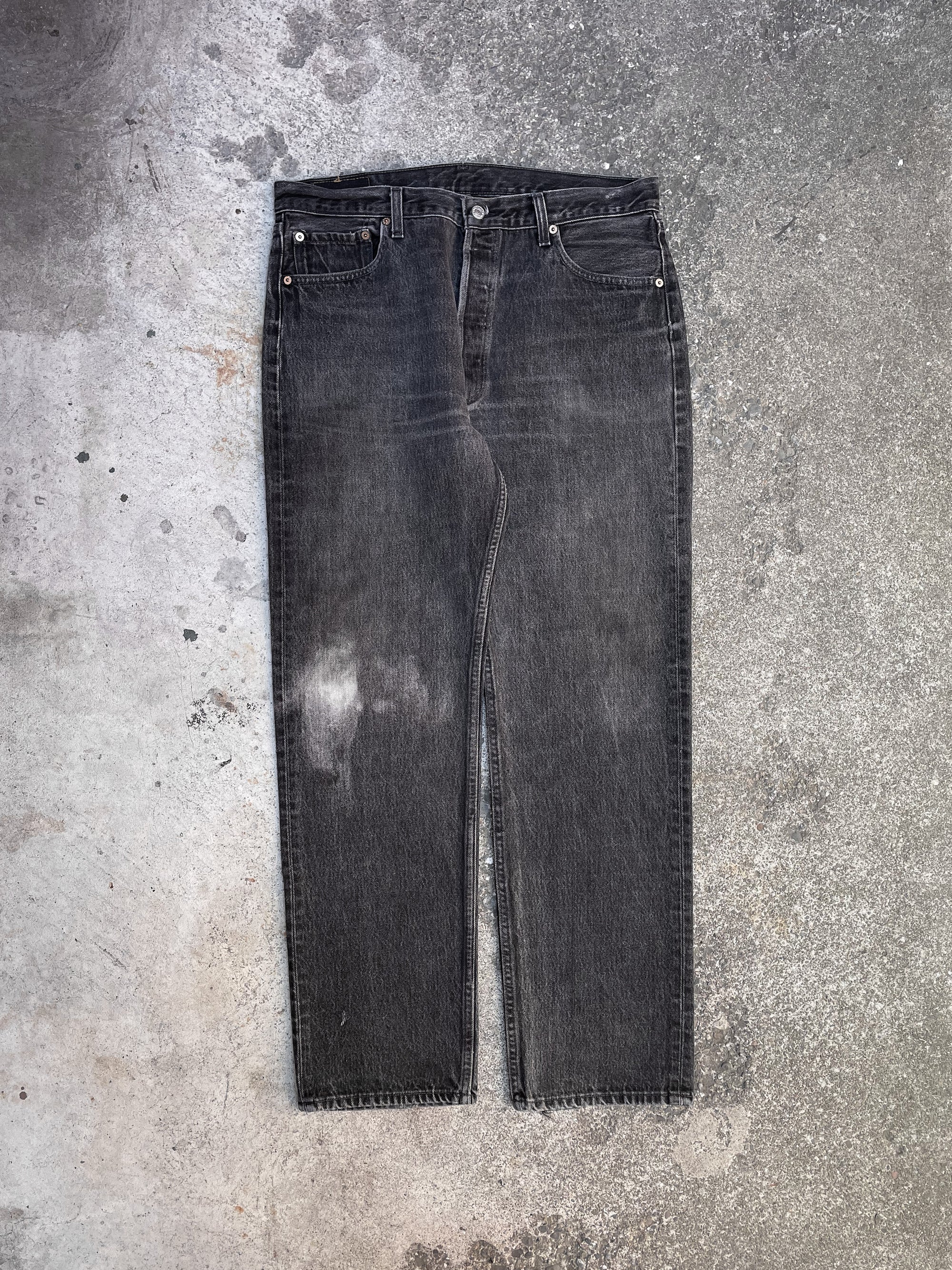 1990s Levi’s Repaired Faded Black 501 (34X31)