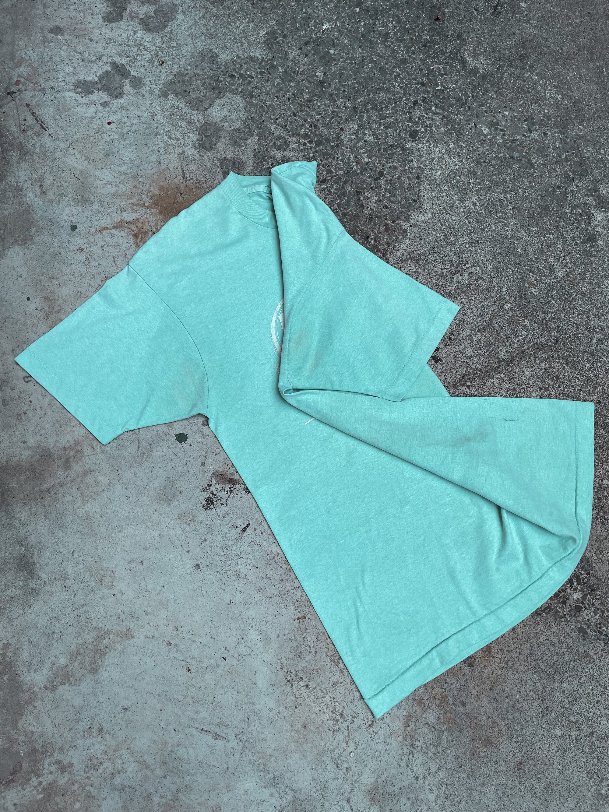 1990s “Wyoming” Mint Green Single Stitched Screen Stars Tee