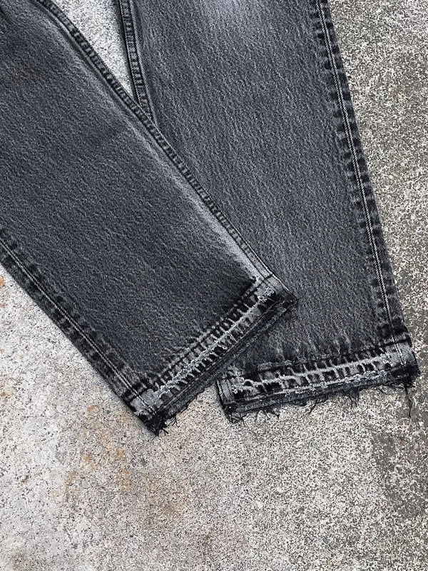 1990s Levi’s Faded Black 501 Released Hem (31X30)