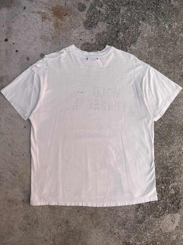 1990s Thrashed “Not Your Common Swallow” Hanes Beefy Tee