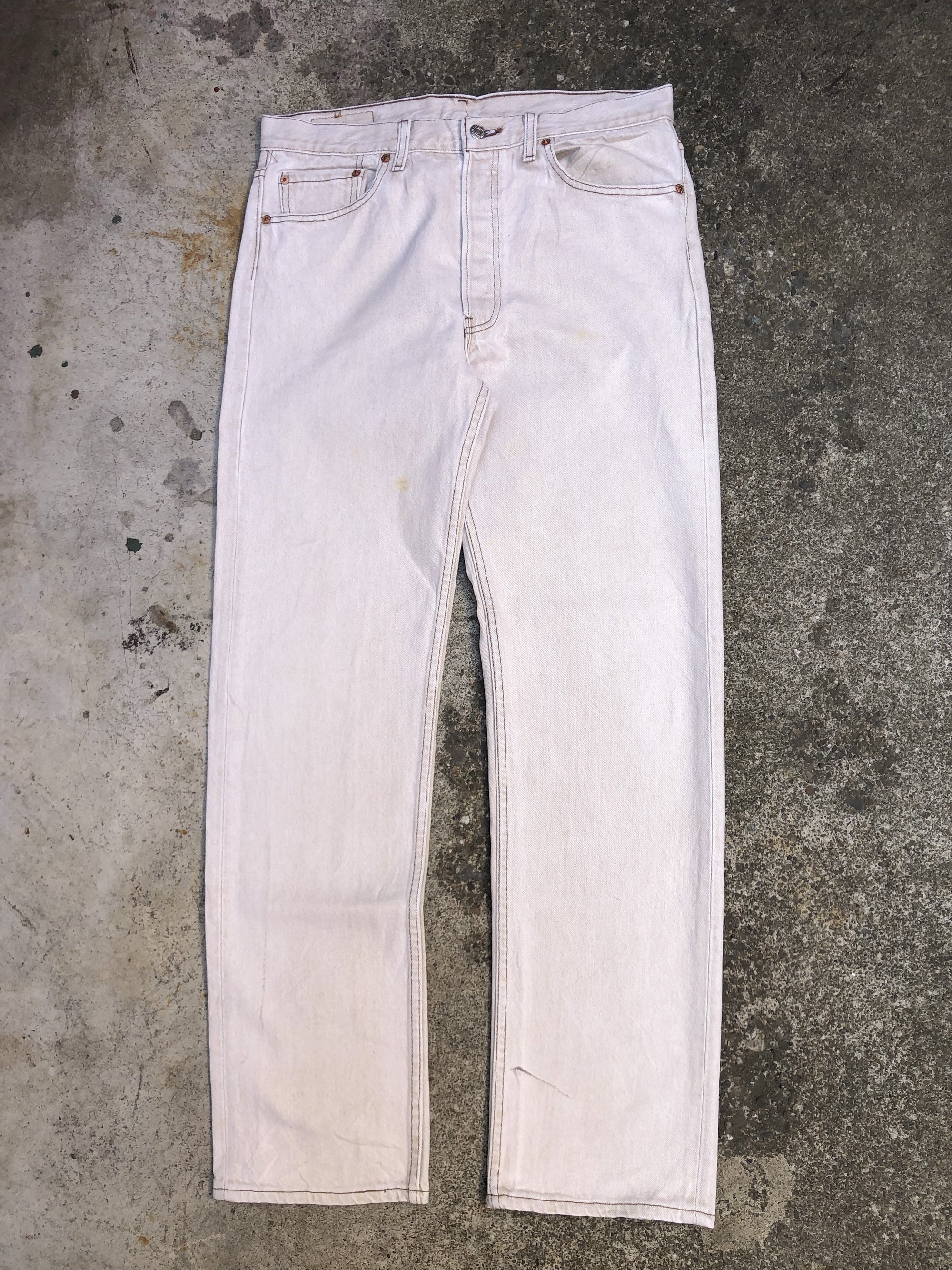 1990s Levis Faded Light Sand 501 (33X31)