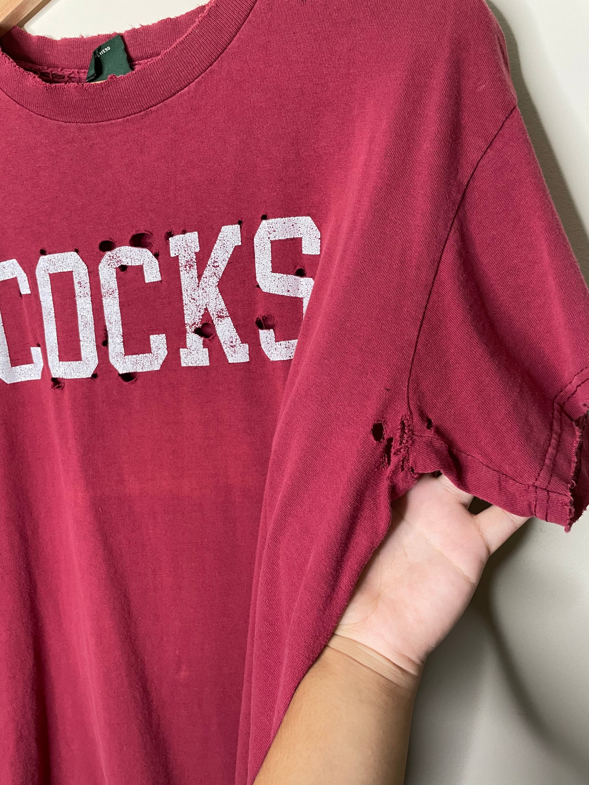 1990s Distressed “Cocks” Tee