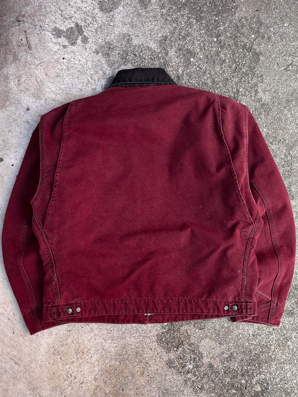 Carhartt Crimson Red Lined Work Jacket (XL)