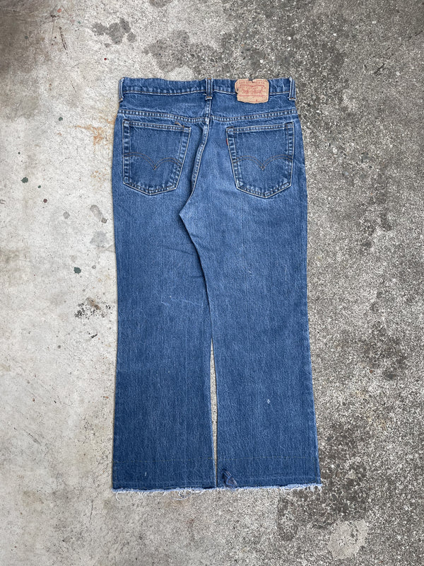 1970s Levi’s Blue 517 Talon Zip Single Stitch (31X25)