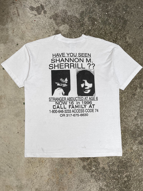 1990s “Have You Seen Shannon M Sherrill??” Single Stitched Tee